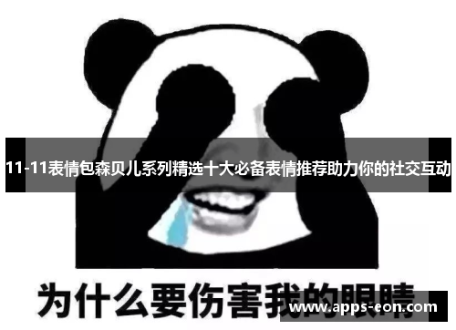 11-11表情包森贝儿系列精选十大必备表情推荐助力你的社交互动